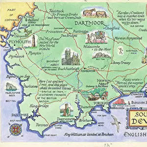 Map - Devon