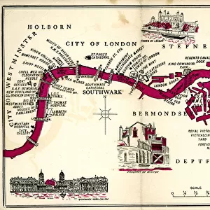 Map of London, 1952