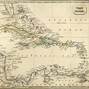 Map West Indies