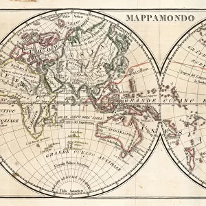 Map of the world circa 1810