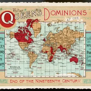 British Empire World Map Print British Empire World Map Print