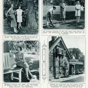 Marchioness of Milford Haven at Lynden Manor Print, 1930 Marchioness of Milford Haven at Lynden Manor Print, 1930