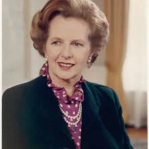 Margaret Thatcher Print: British Prime Minister Portrait