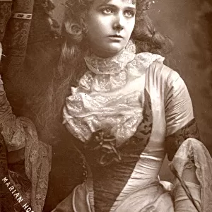 Marian Hood, Victorian actress