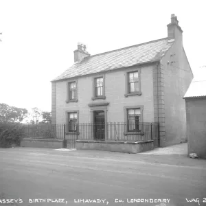 Limavady, Co. Londonderry Print: Masseys Birthplace Side View