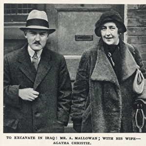 Max Mallowan and Agatha Christie