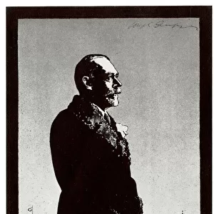 Memorial portrait of King George V