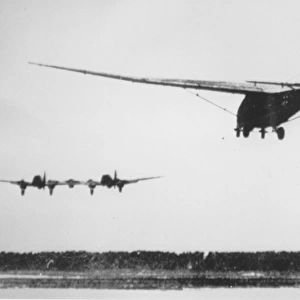 Messerschmitt Me 321 -shown under tow by He111Z, this v