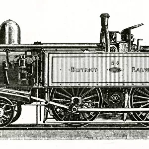 Metropolitan underground steam locomotive, London