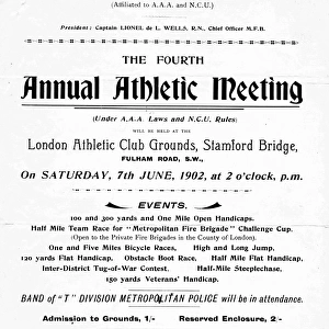 MFB Athletic Association meeting poster