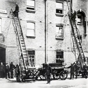 MFB (London) station ladder drill