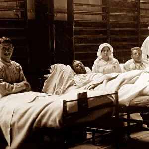 A Military hospital in Antwerp, Belgium during WW1