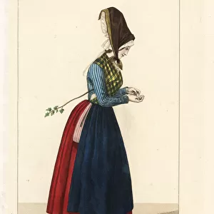 Milkmaid of Cauderan, Bordeaux, France, 19th century