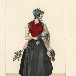 Milkmaid of Pessac, Bordeaux, France, 19th century