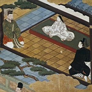 Minaiture of the Genji Monogatari, stories of