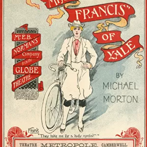 Miss Francis of Yale, a three-act farce by Michael Morton, at the Theatre Metropole