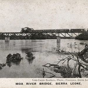 Moa River Railway Bridge, Sierra Leone, West Africa