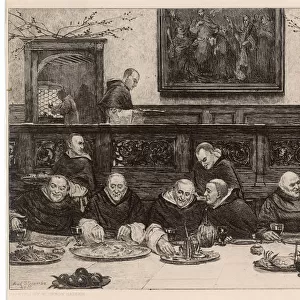 Monks at Dinner