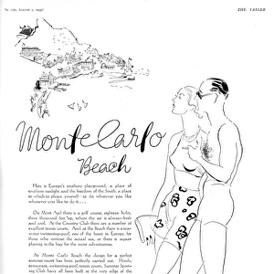Monte Carlo advertisement, 1935