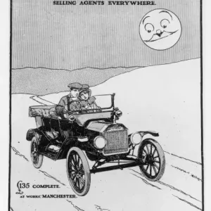 Even the Moon Beams Print - Ford Advertisement Even the Moon Beams Print - Ford Advertisement