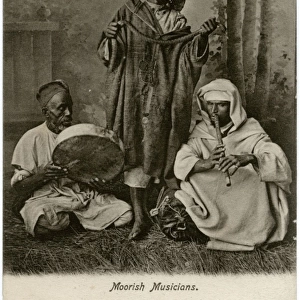 Moorish Musicians and Snake Charmer - Morocco