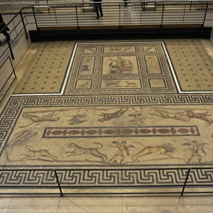 Mosaic of Orpheus. Miletus. Pergamon Museum. Berlin. Germany