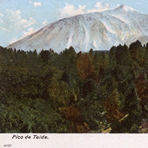 Mount Teide - a volcano on Tenerife in the Canary Islands, S
