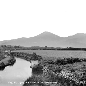 The Mourne Mts. from Slidderyford