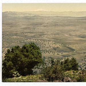 Mt. Hermon and Plain of Tabor, Holy Land, (i. e. Lebanon and