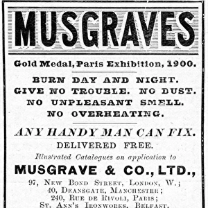 Musgraves Stoves advert