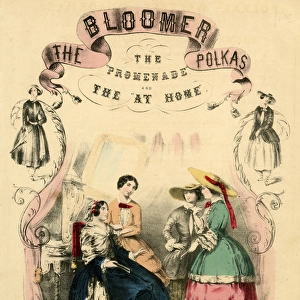 Music cover, The Bloomer Polkas