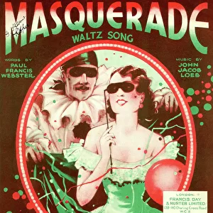 Music cover, Masquerade, waltz song