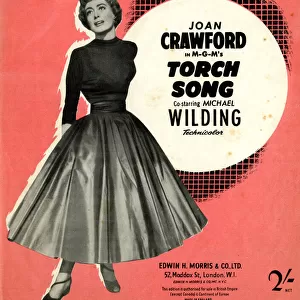Music cover, Tenderly, Joan Crawford