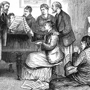 Music at home, 1876