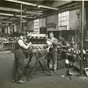 Napier fitting shop in 1929