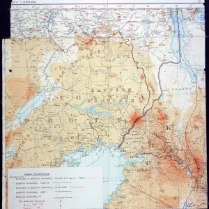 Mappa del Kenya e dell'Uganda Mappa del Kenya e dell'Uganda