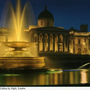 National Gallery by Night, London