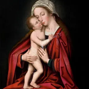Bruges Madonna Print, Early 16th Century Bruges Madonna Print, Early 16th Century