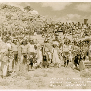 Native Indian gathering, New Mexico, USA