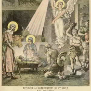 Nativity Shepherds Print: The Angel of the Lord Nativity Shepherds Print: The Angel of the Lord