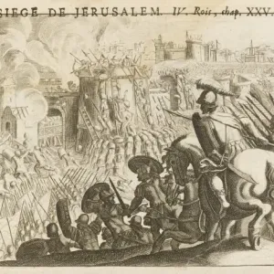 Nebuchadnezzar Attacks Jerusalem Print Nebuchadnezzar Attacks Jerusalem Print
