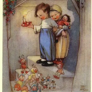 Mabel Lucie Attwell Christmas Eve Print Mabel Lucie Attwell Christmas Eve Print