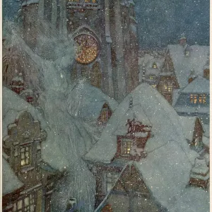 The Snow Queen Print, 1911 watercolour The Snow Queen Print, 1911 watercolour