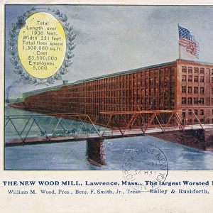 New Wood Mill, Lawrence, Massachusetts, USA