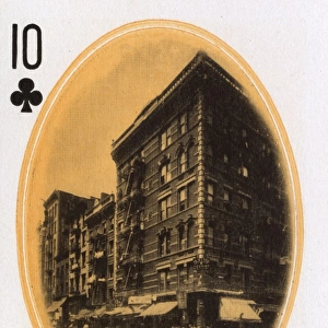 New York City - Playing card - Nester Street, 10 of Clubs
