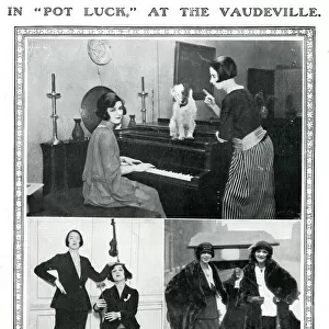 Norah Blaney and Gwen Farrar in Pot Luck, 1922