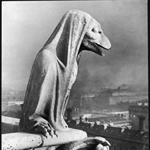 Notre Dame Gargoyle 1930