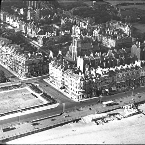 O E Simmonds aerial view of Hastings East Sussex
