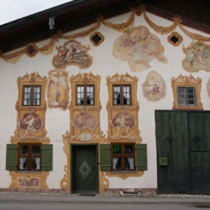 Oberammergau - Luftlmaleri Frescoes