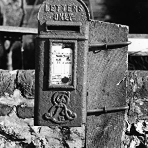 An old English country post box, at Wheelers End, Buckinghamshire, England